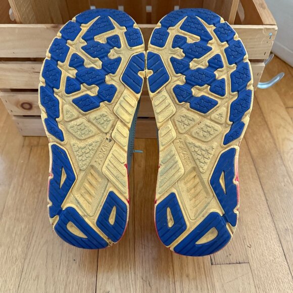 HOKA One One Size 12D Men's Cosmic Gray Tomato Arahi 7 Running Shoes Comfort - Picture 11 of 16